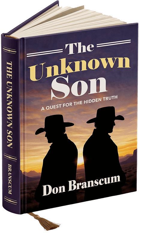 Don Branscum novel hardcover with purple cover