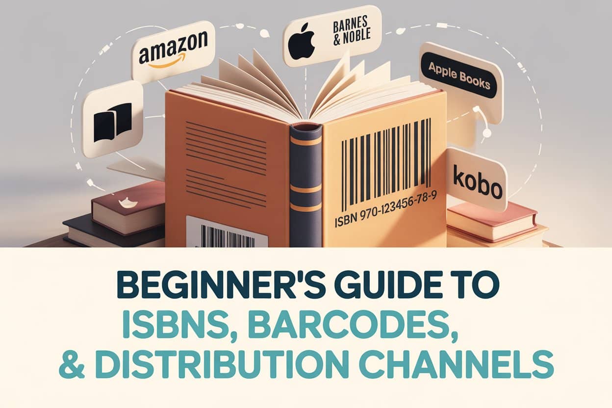 Book with ISBN barcode on the back cover